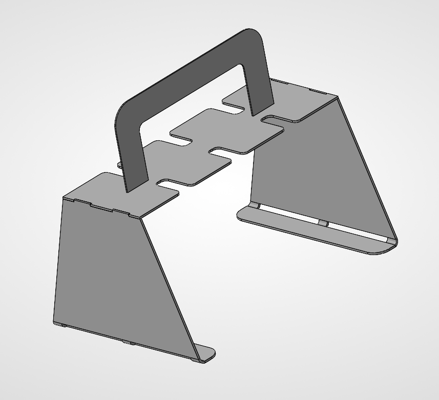 6 pack Drum Caddy Digital Cut File