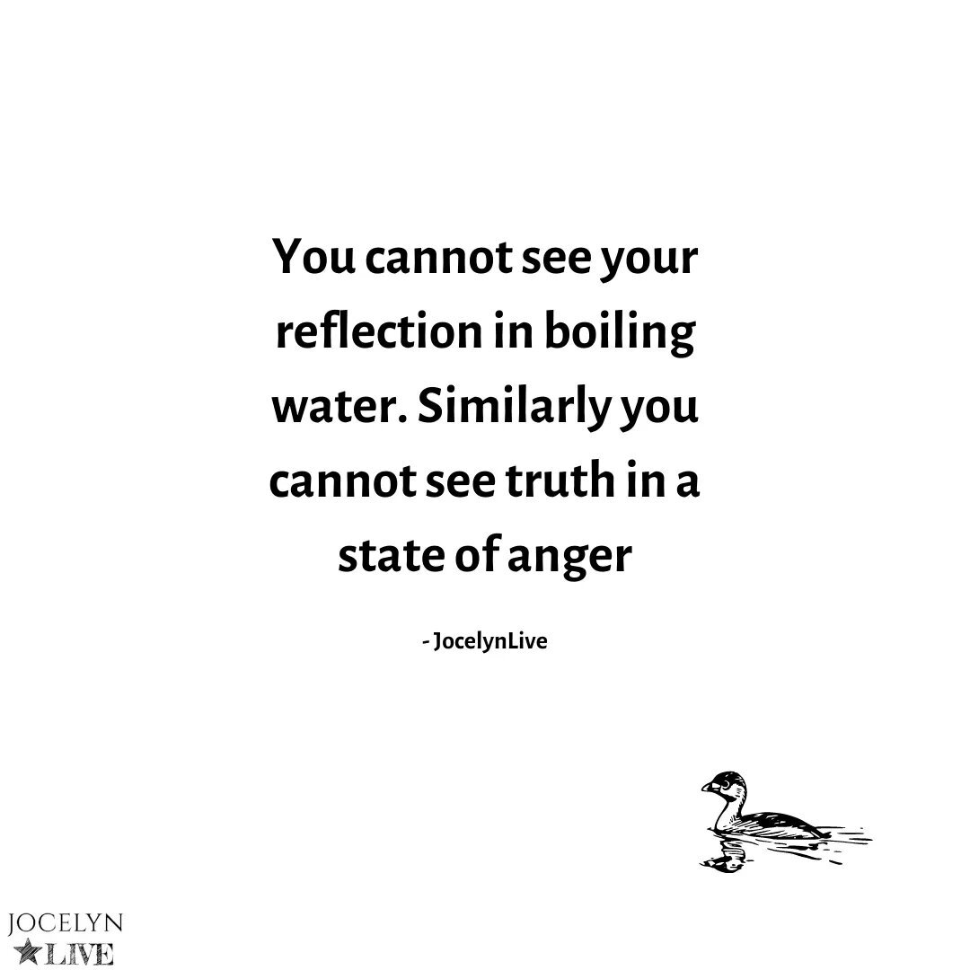 Anger is a secondary emotion that is built on some deeper emotions. When we are angry, we struggle to rationalize in a productive manner. Take some time to calm your emotions and self-soothe before approaching a situation.
