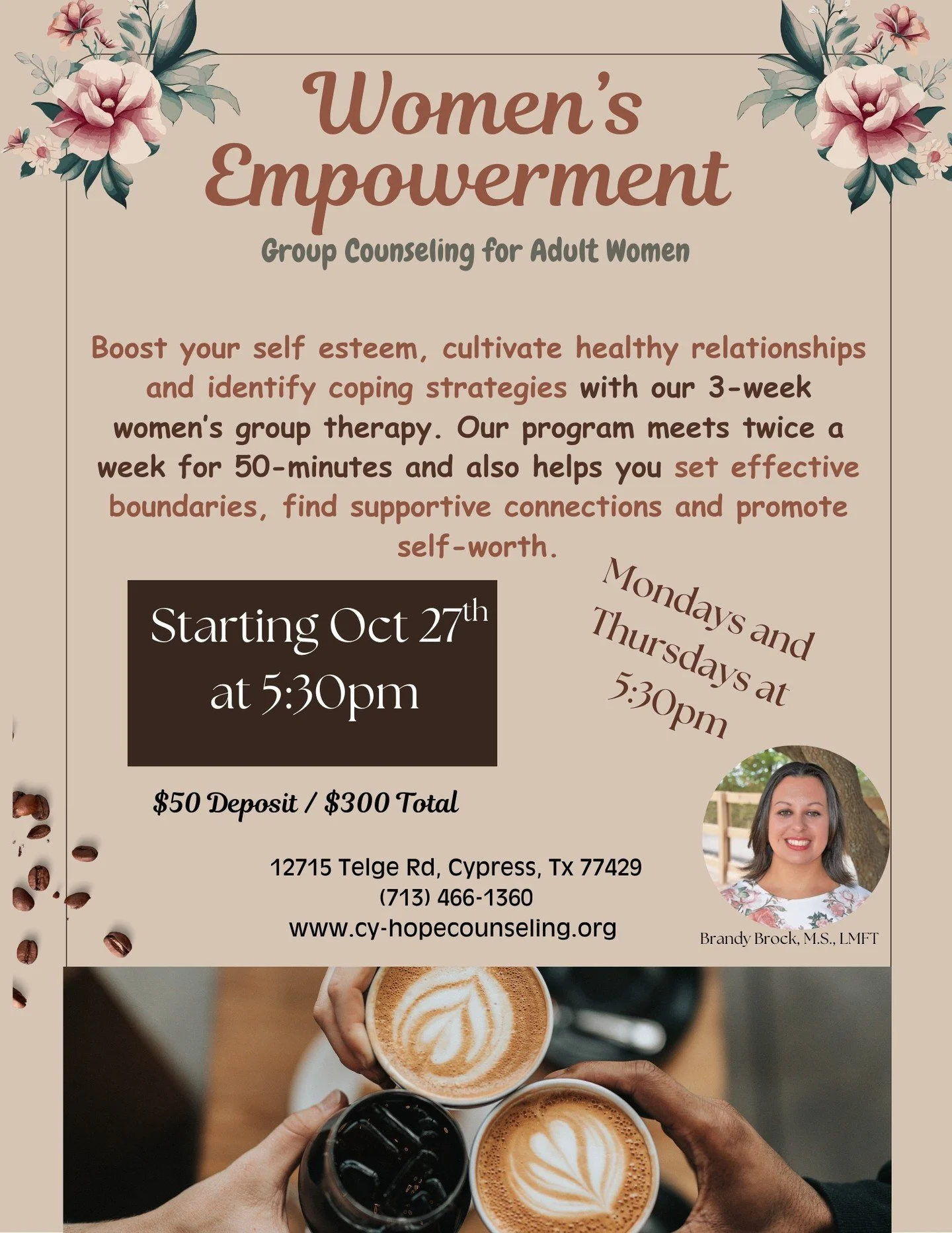 This fall, pour back into you. We all deserve the time and space to nurture our growth. Join others who are also seeking self-discovery, connection, and empowerment as well.