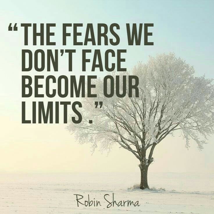 Fear can hold us back from so many things &mdash; trying something new, meeting new people, or believing we&rsquo;re good enough. It&rsquo;s okay to feel fear, but don&rsquo;t let it decide your future. You are stronger than your fears. Take the step