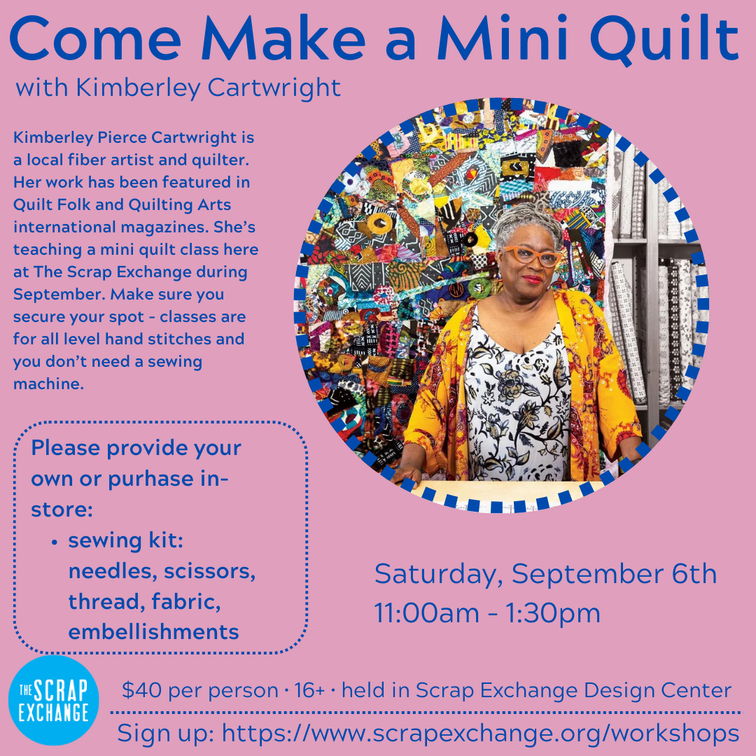 Hand Stitch a Mini Quilt!