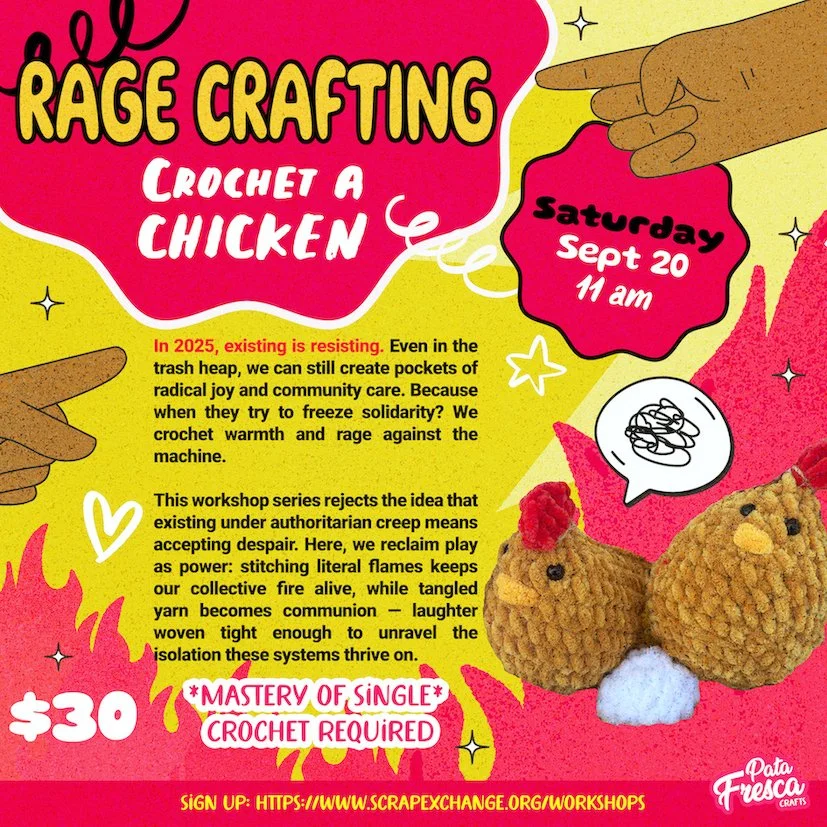 Hooked on Hens: A Crochet Workshop