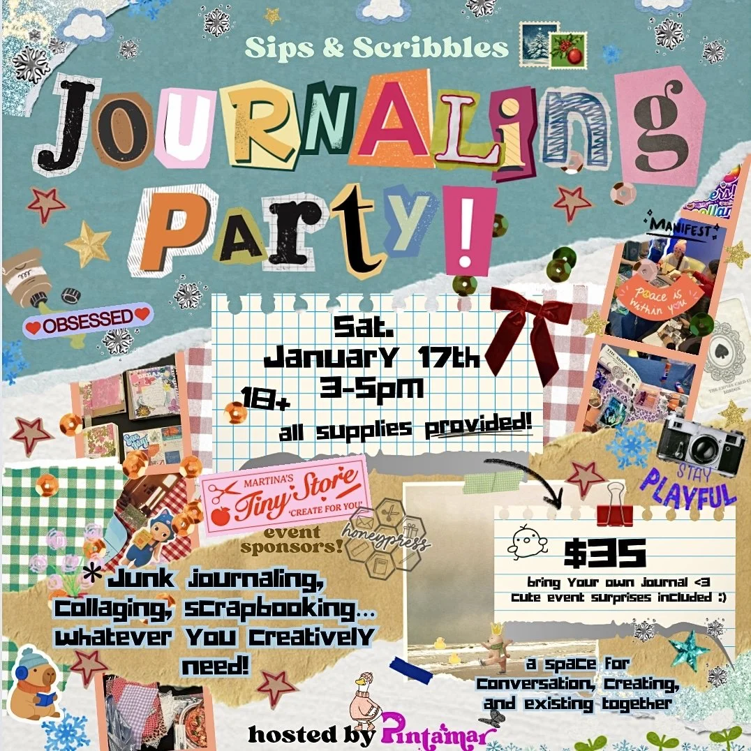 Sips &amp; Scribbles: Adult Journaling Party!