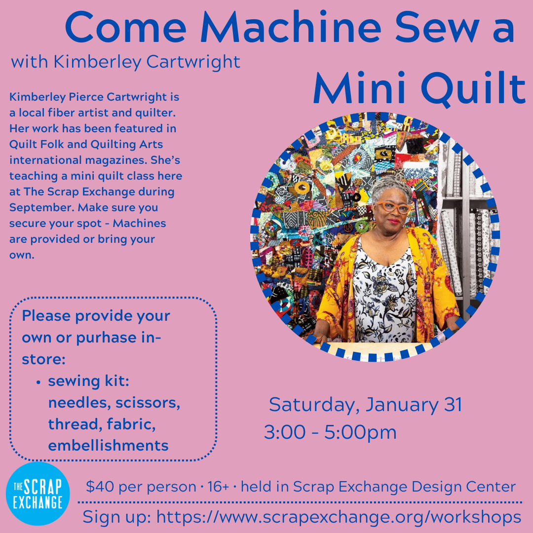 Machine Sewing a Scrappy Mini Quilt