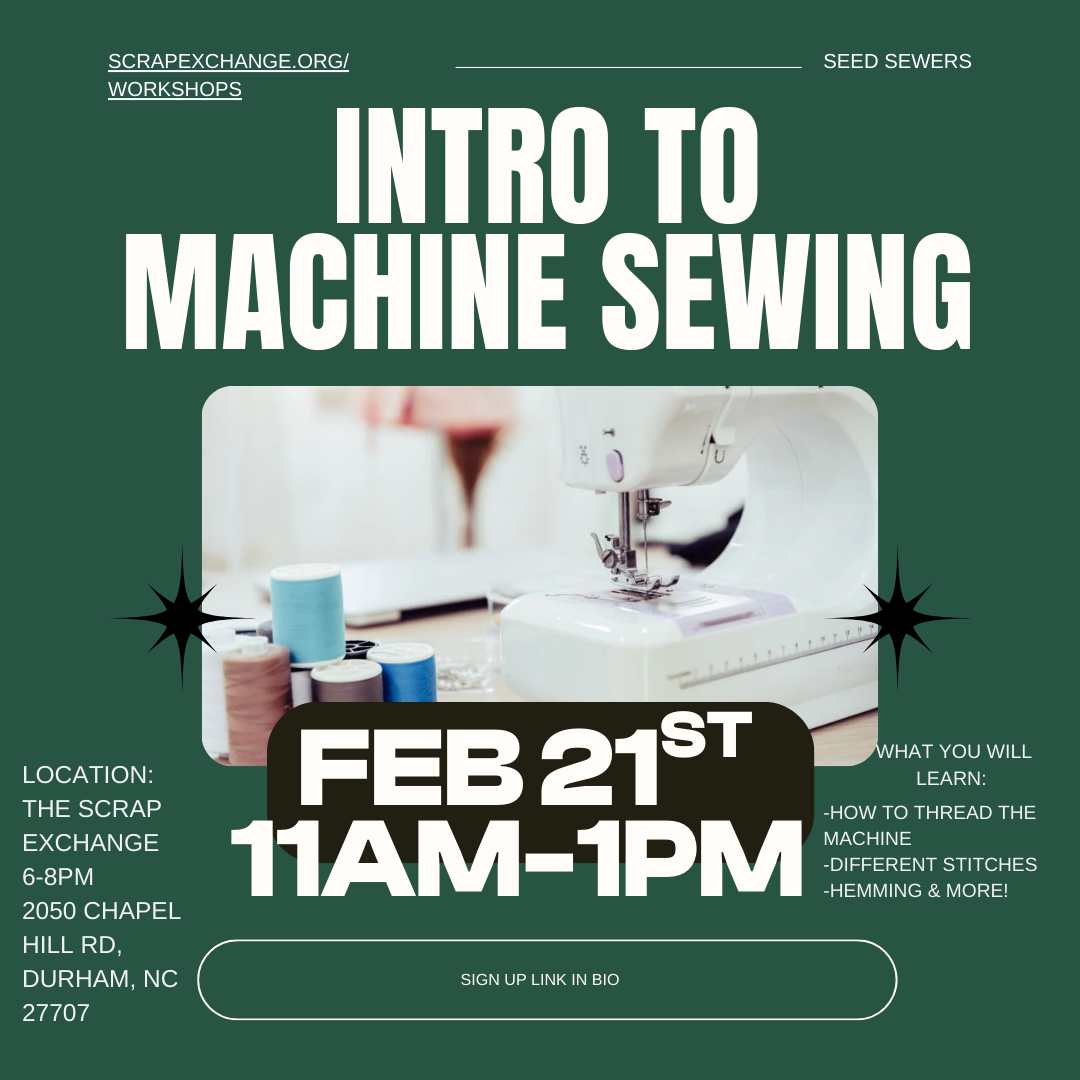 Intro to Machine Sewing 