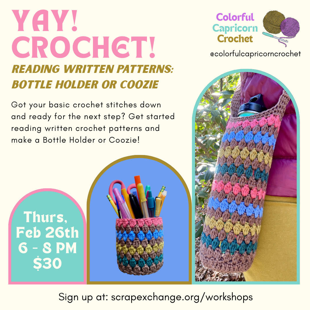 Reading Crochet Patterns: Bottle Holder