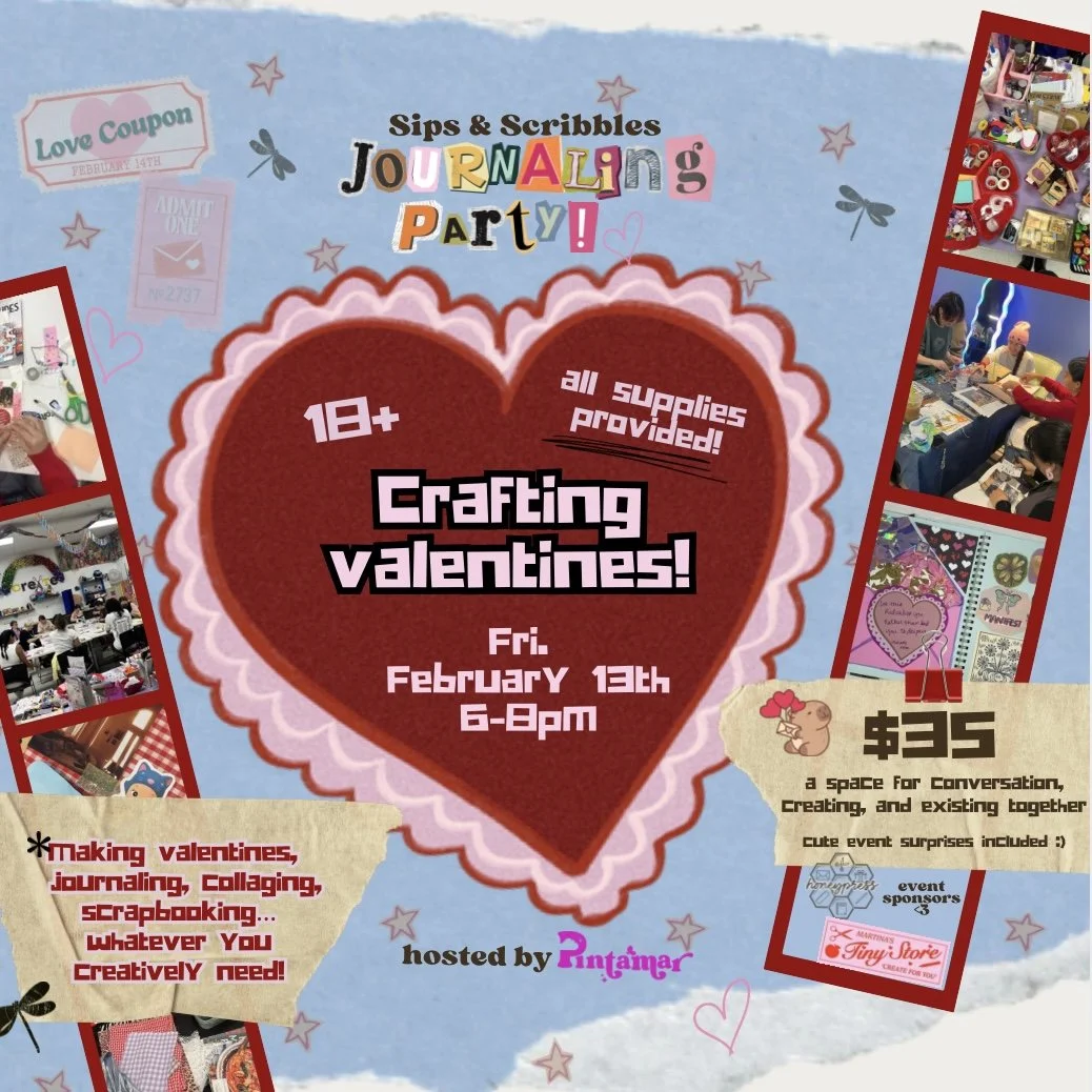 Sips &amp; Scribbles: Adult Journaling Party!