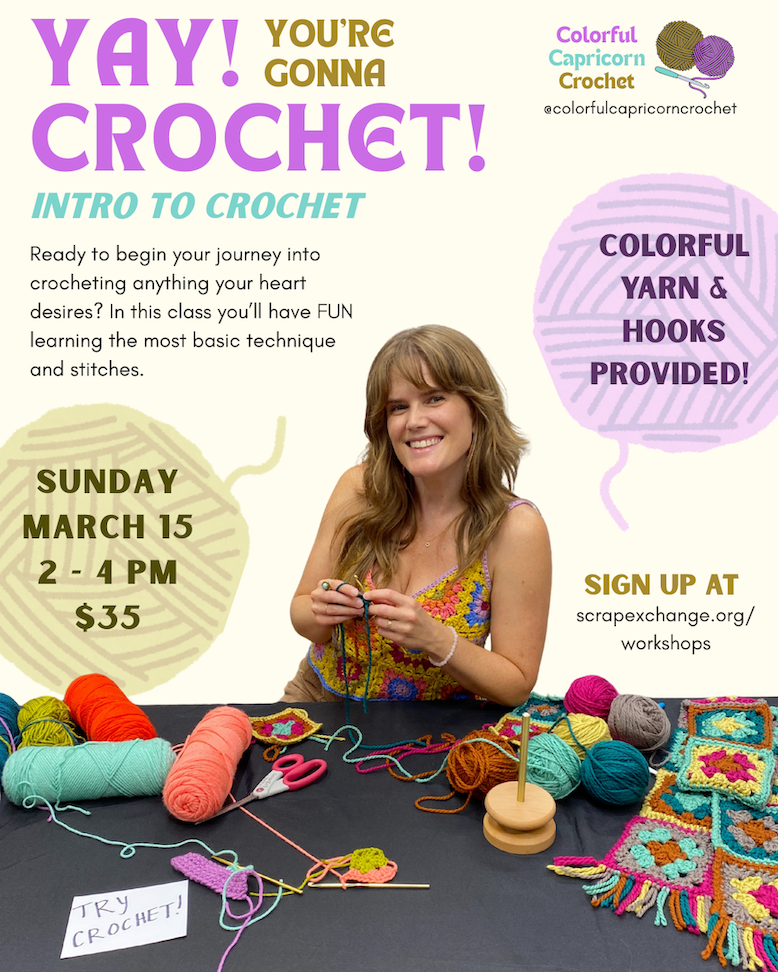 Yay! You're Gonna Crochet (Intro to Crochet) 