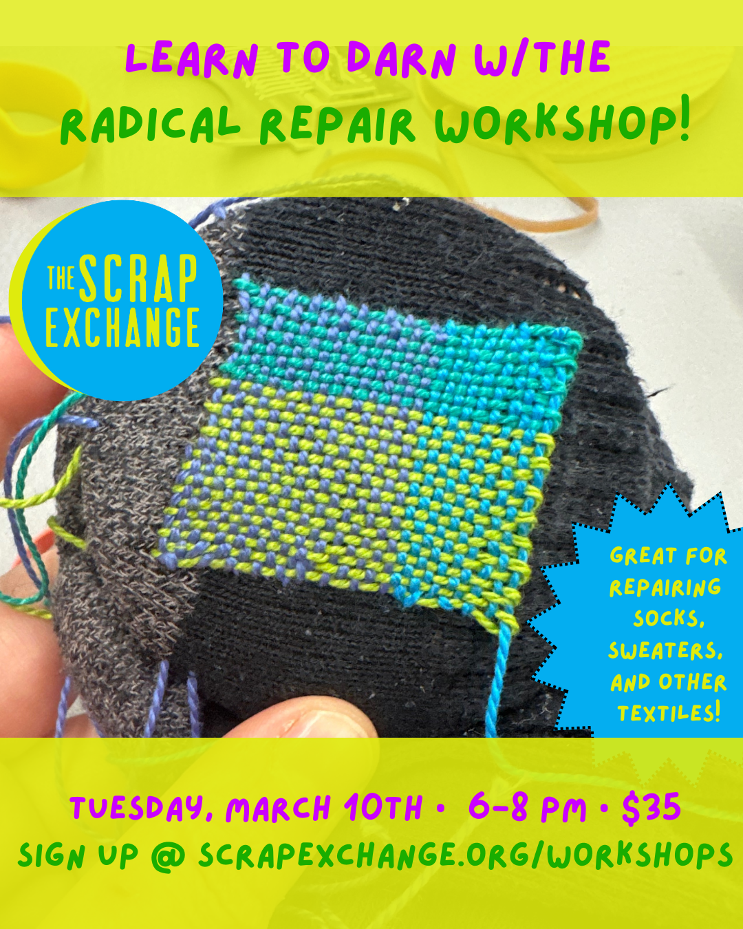 Darn It! Textile Repair