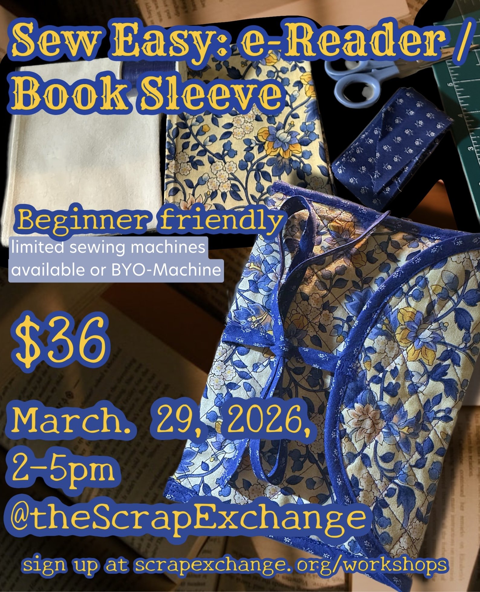 Sew Easy: e-Reader/Book Sleeve