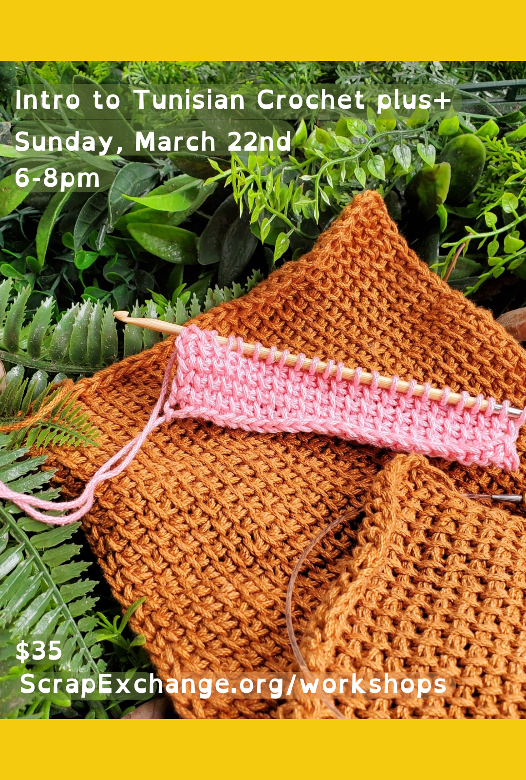 Intro to Tunisian Crochet plus+