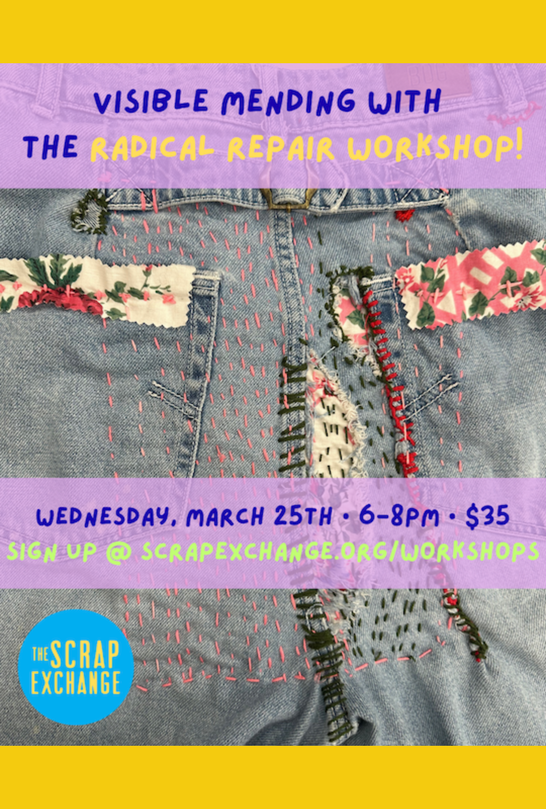 Radical Repair Workshop Presents: Intro to Textile Mending