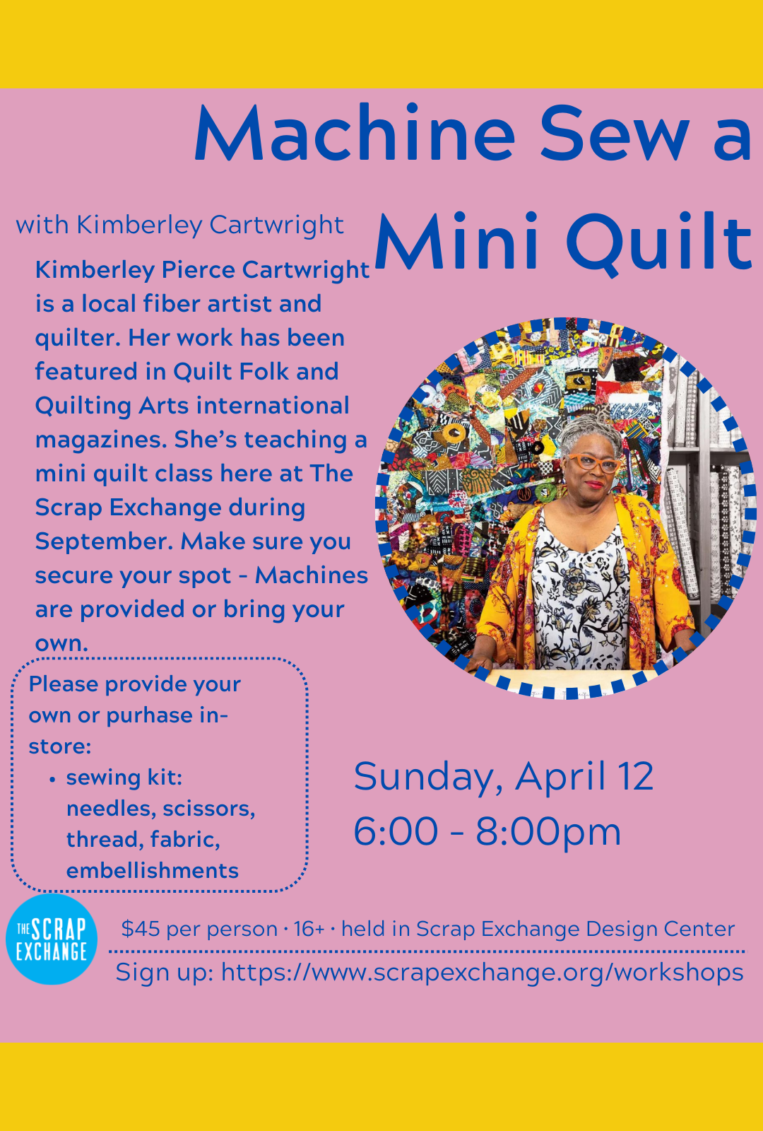 Machine Sewing a Mini Quilt