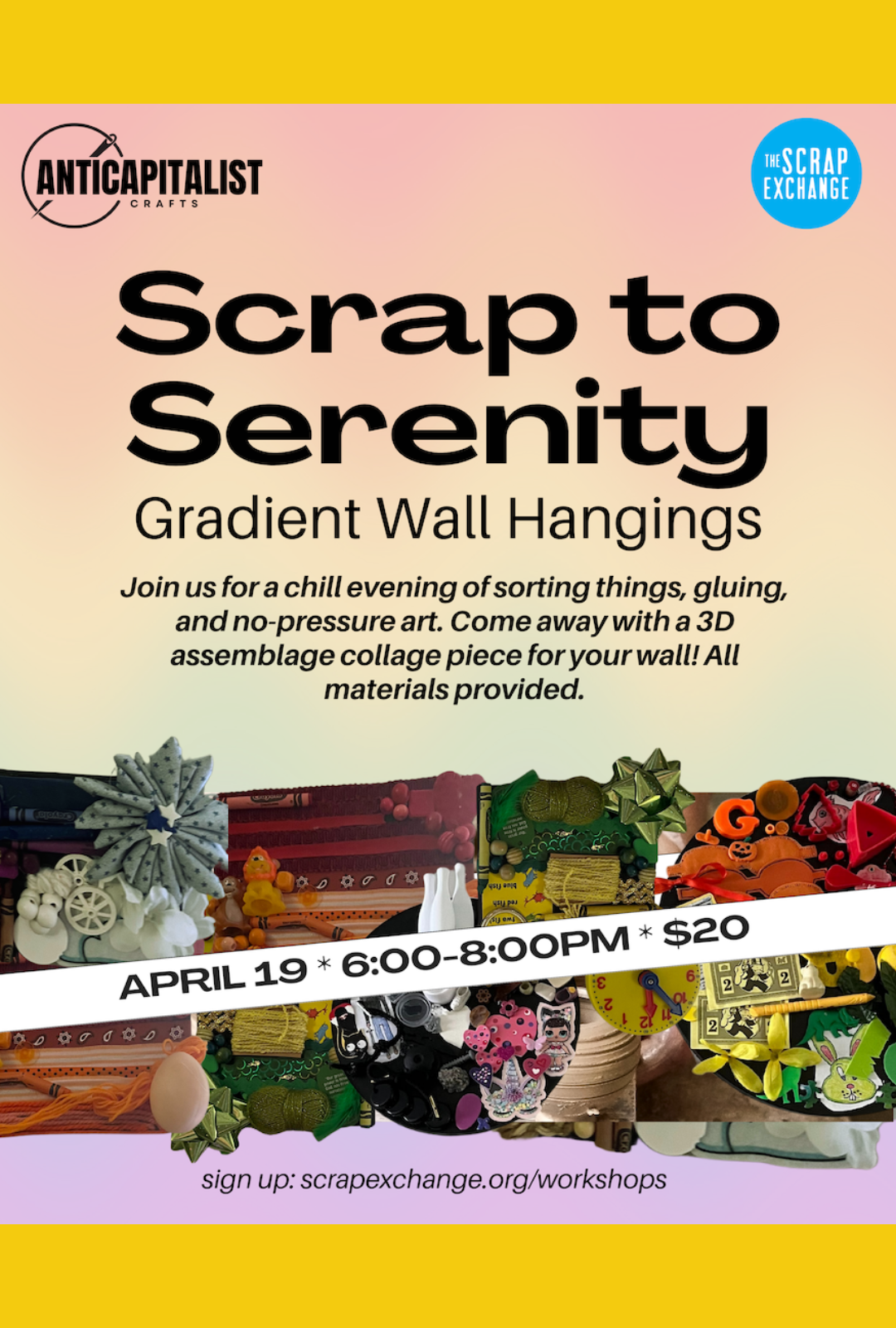 Scrap to Serenity: Gradient Wall Hangings