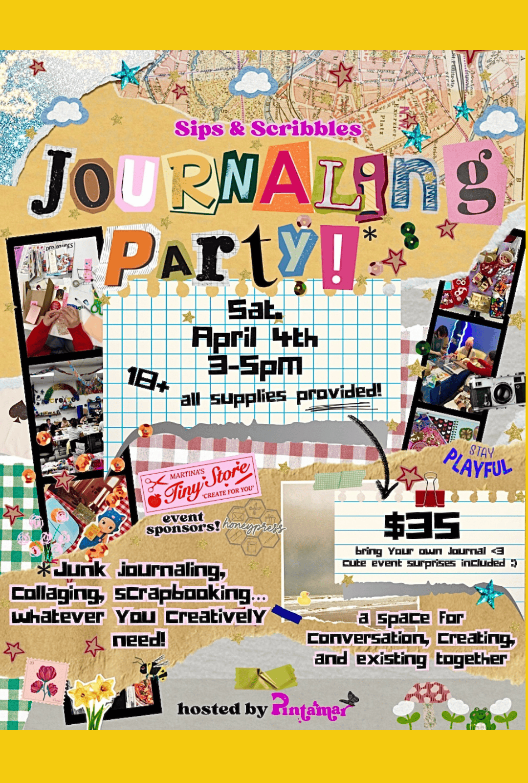 Sips &amp; Scribbles: Adult Journaling Party!