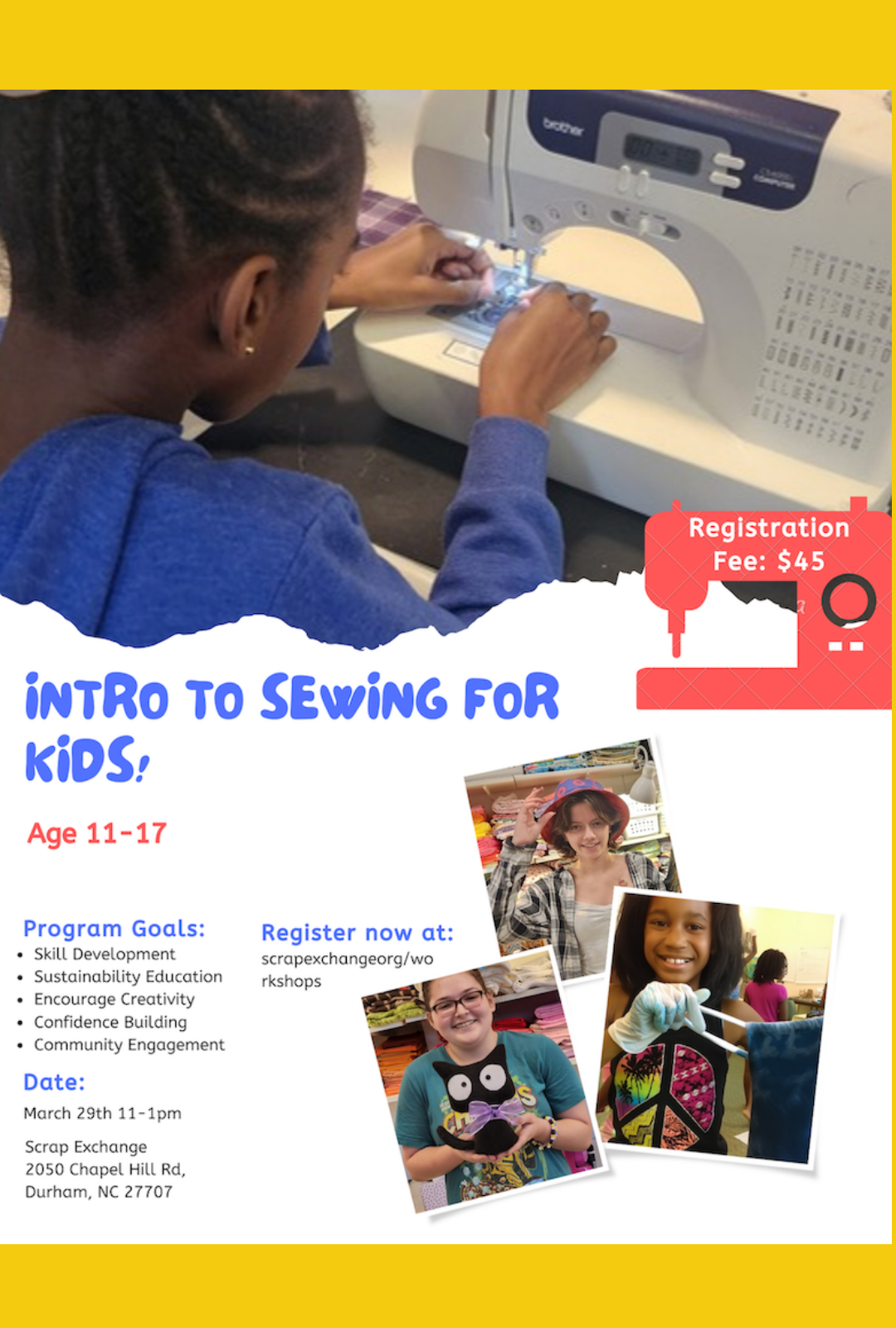 Intro to Sewing for Kids!