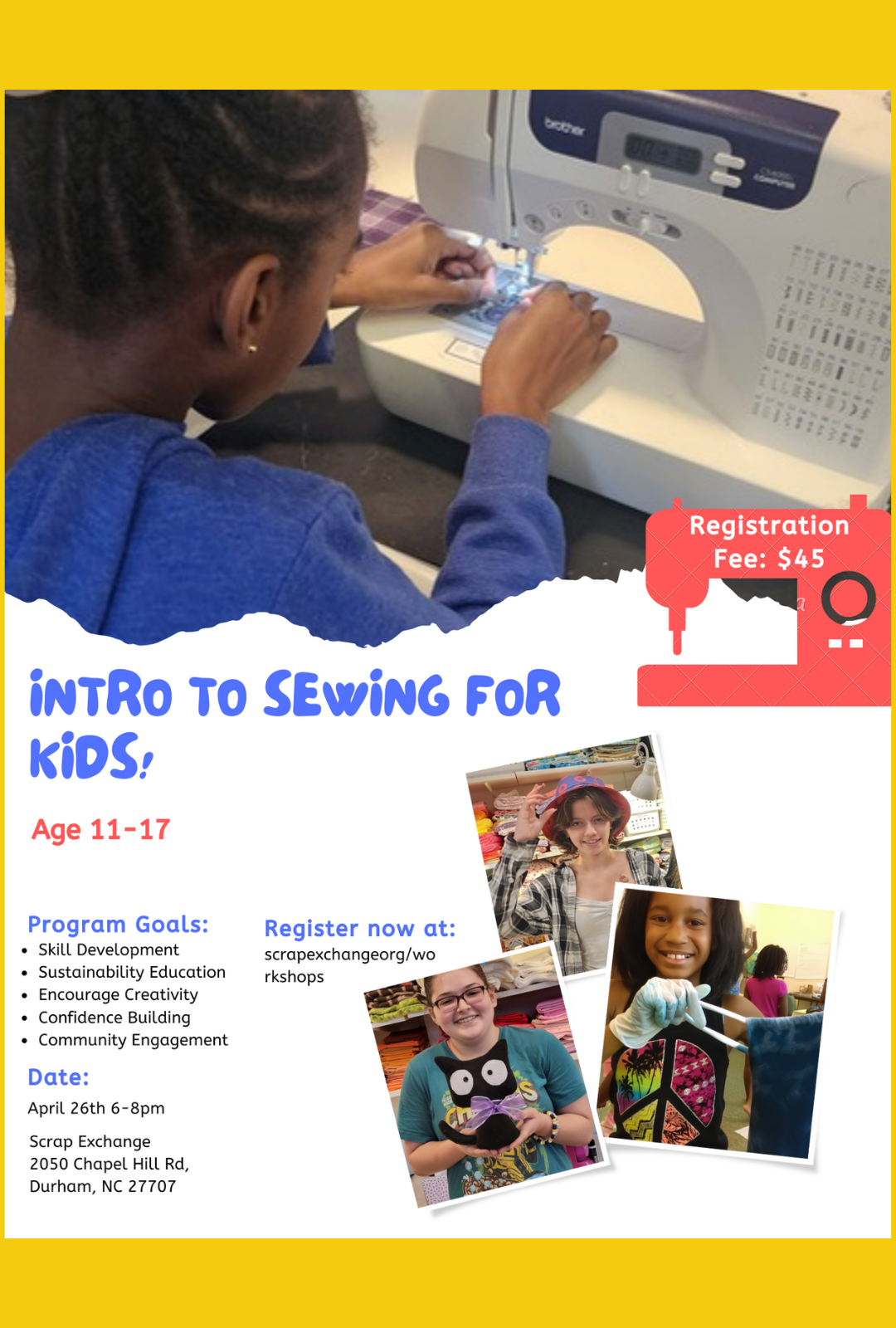 Intro to Sewing for Kids!