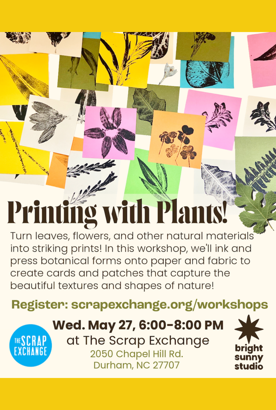 Printing with Plants