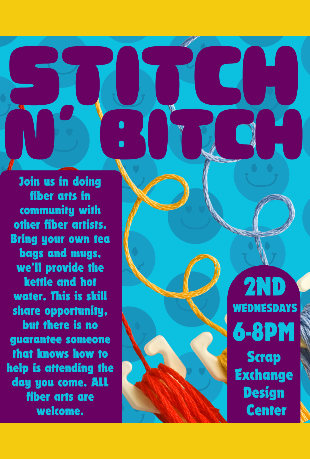 Stitch N Bitch - A Fiber Arts Meetup
