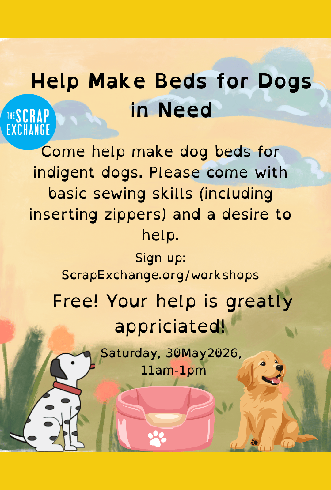 Help Make Beds for Dogs in Need