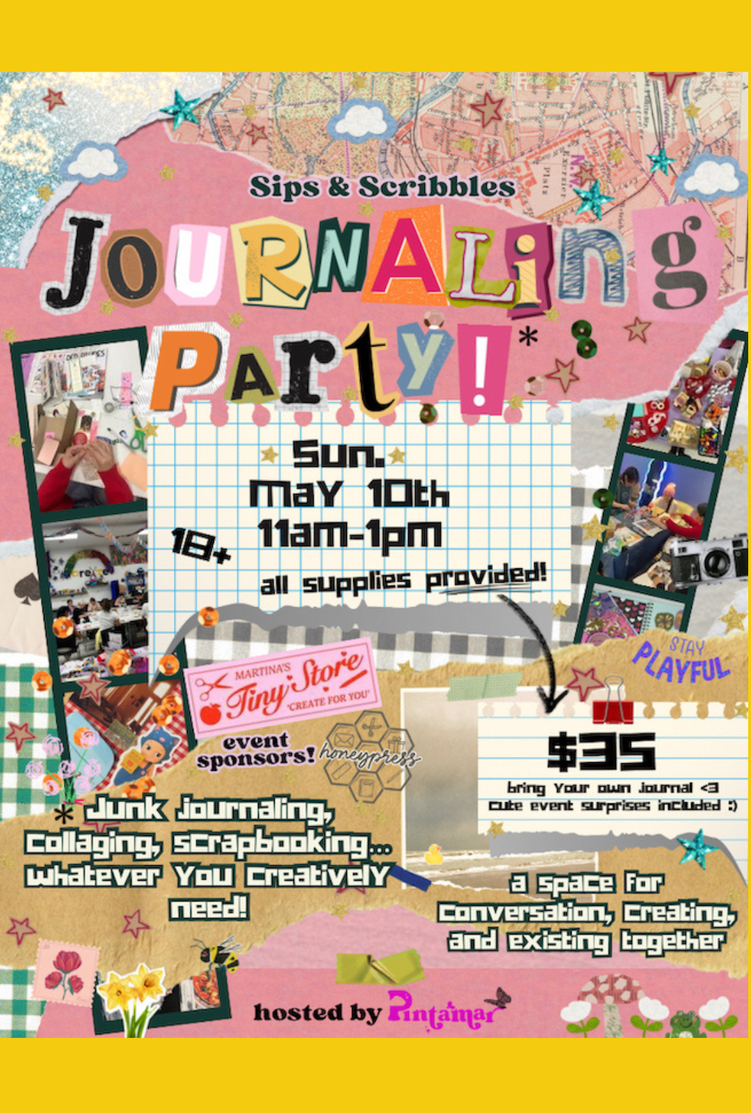 Sips &amp; Scribbles: Adult Journaling Party!