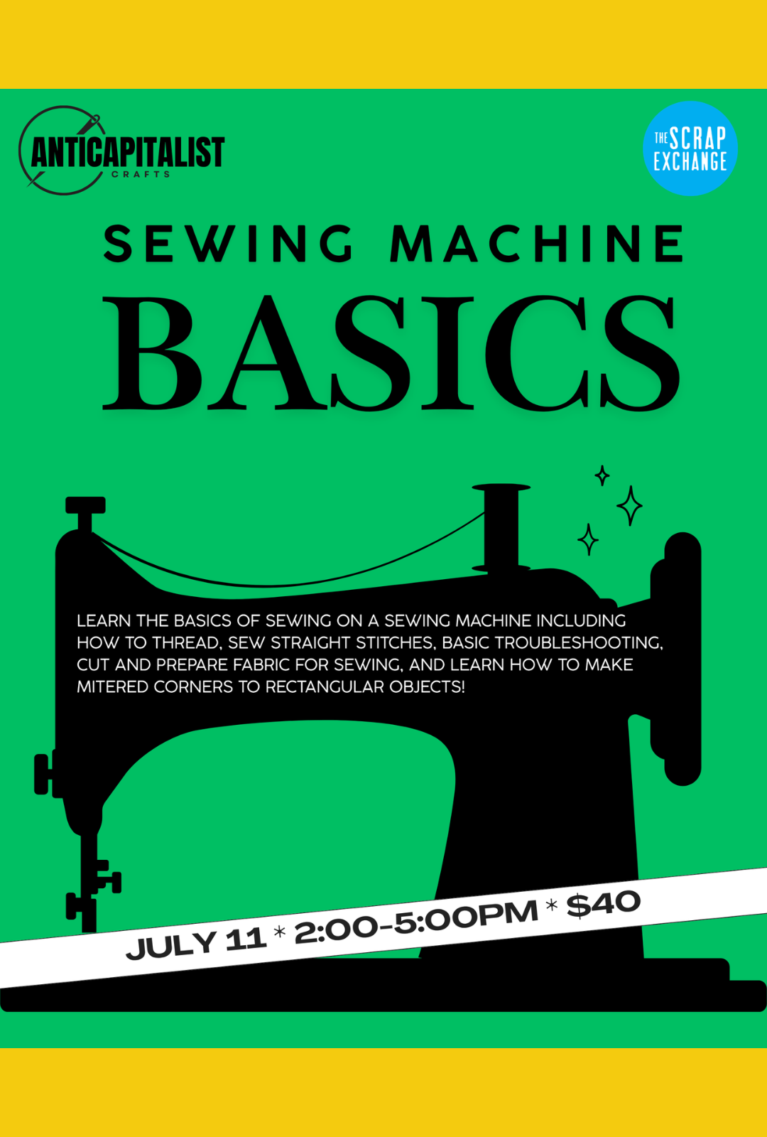 Sewing Machine Basics