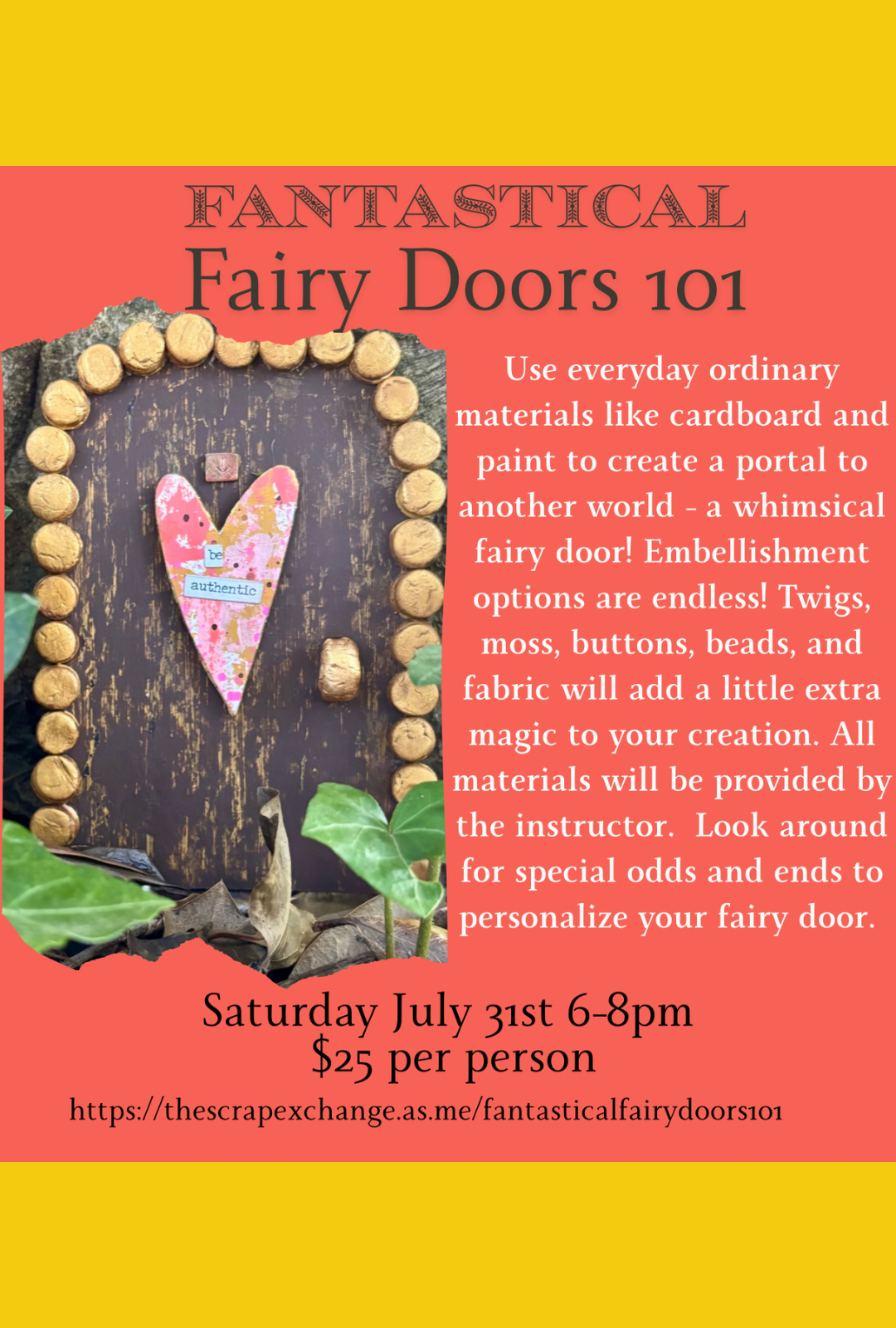Workshop: Fantastical Fairy Doors 101