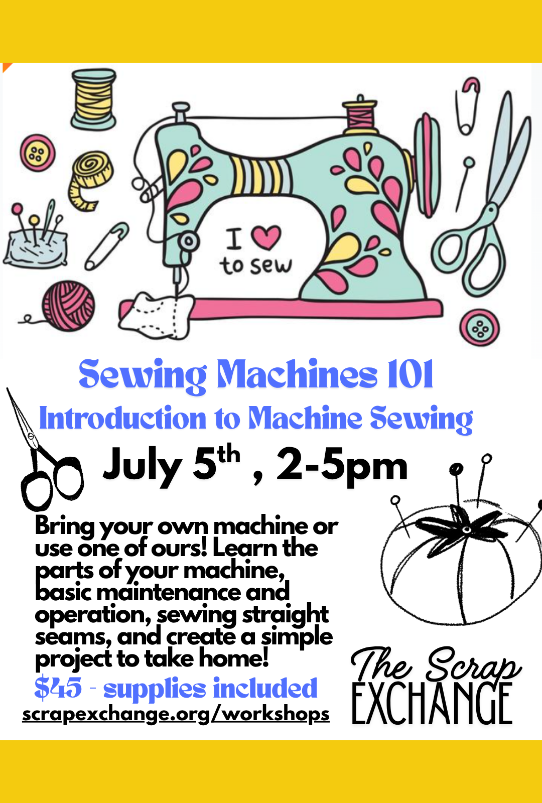 Sewing Machines 101