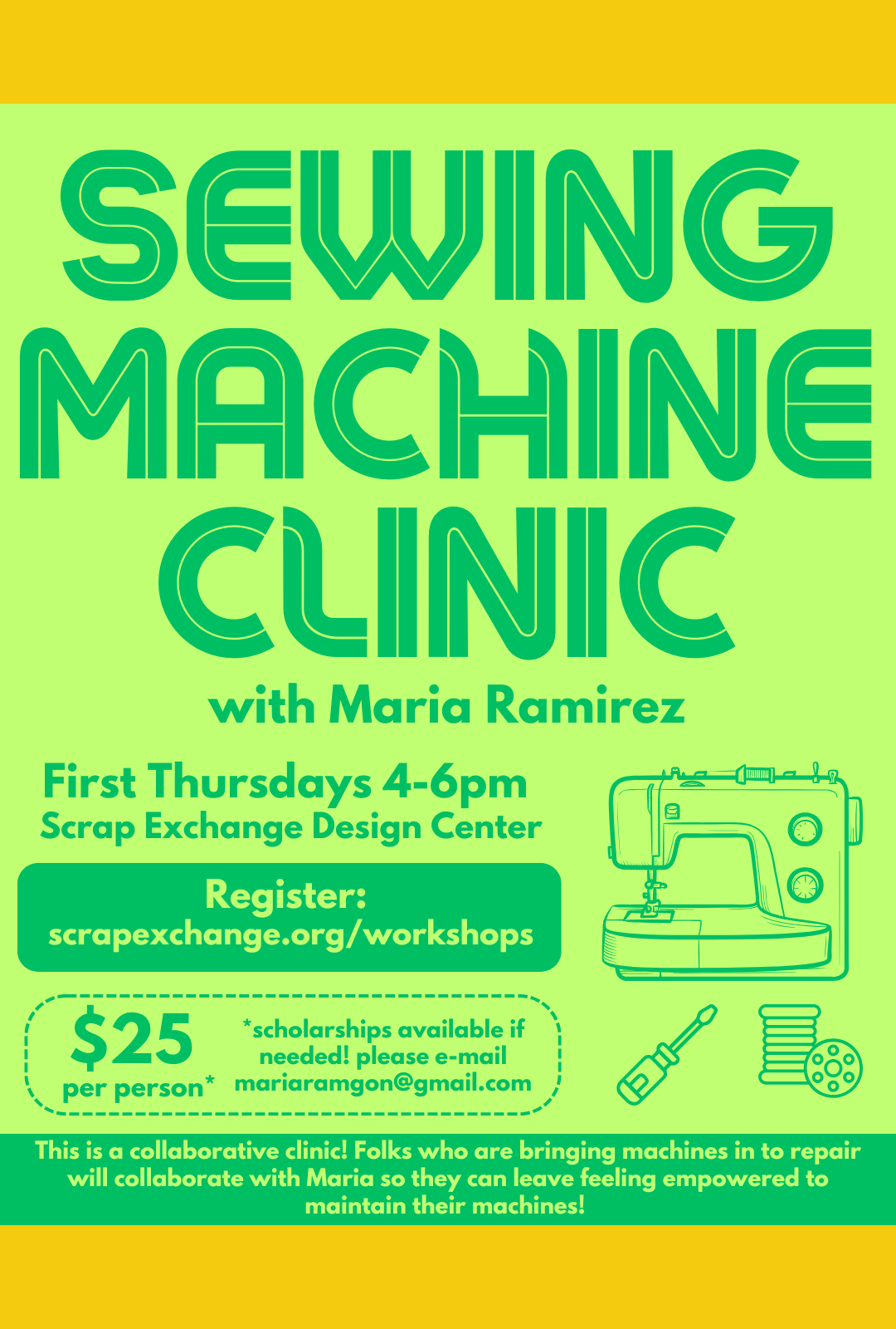Sewing Machine Repair Clinic