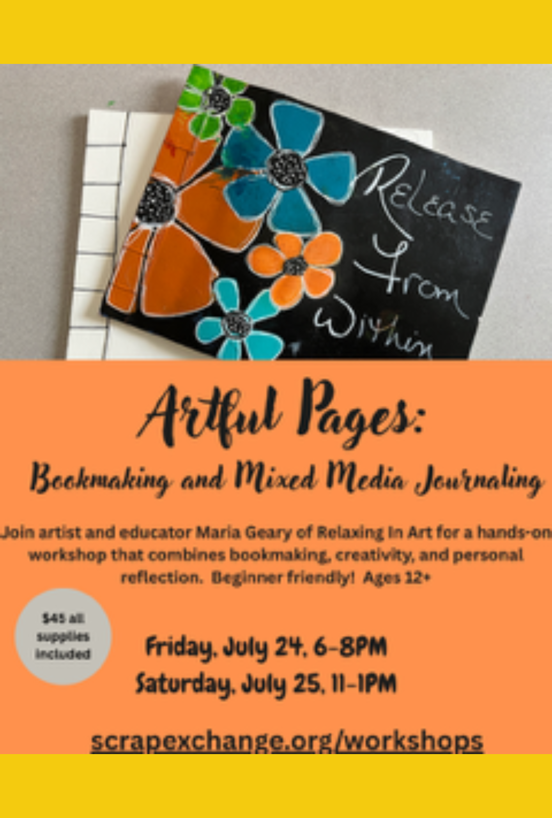 Artful Pages:  Bookmaking and Mixed Media Journaling