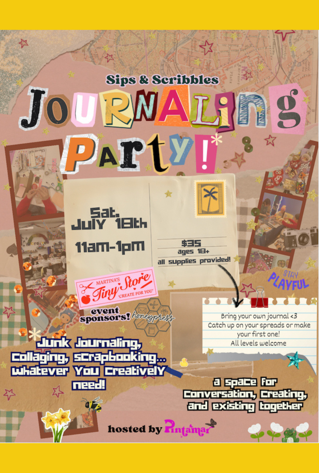 Canceled: Sips &amp; Scribbles: Adult Journaling Party!