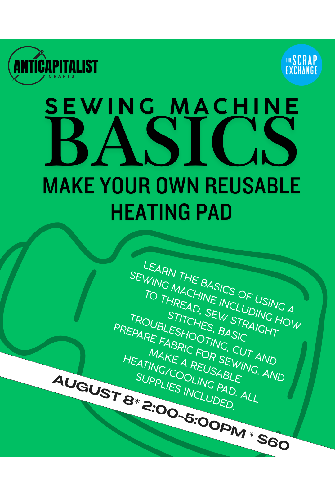 Sewing Machine Basics: Make Your Own Heating Pad