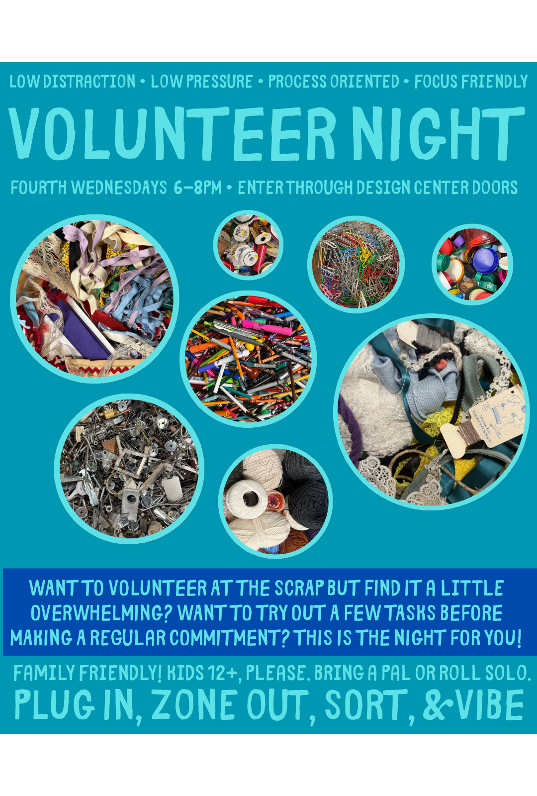 Low Distraction Volunteer Night!