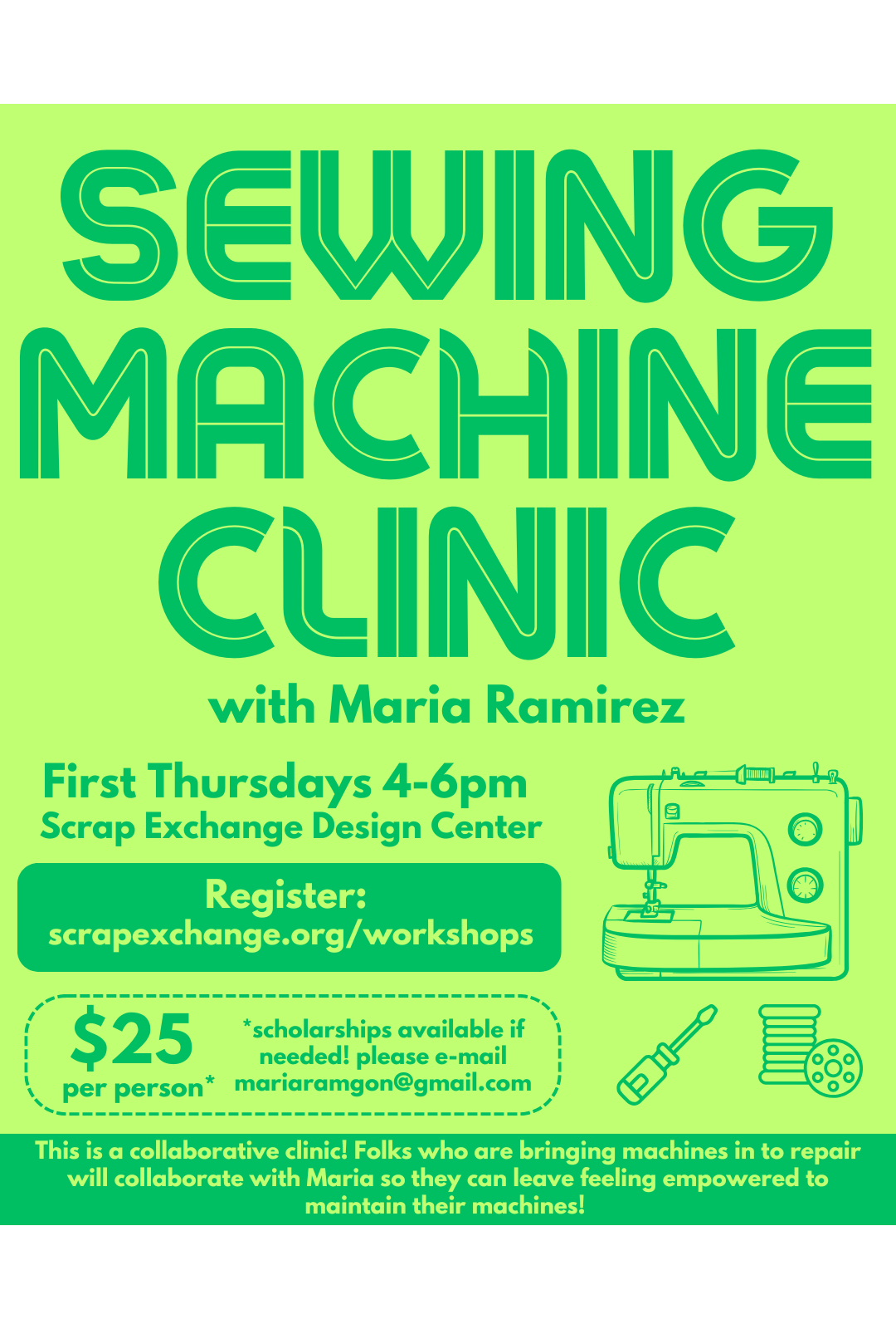Sewing Machine Repair Clinic