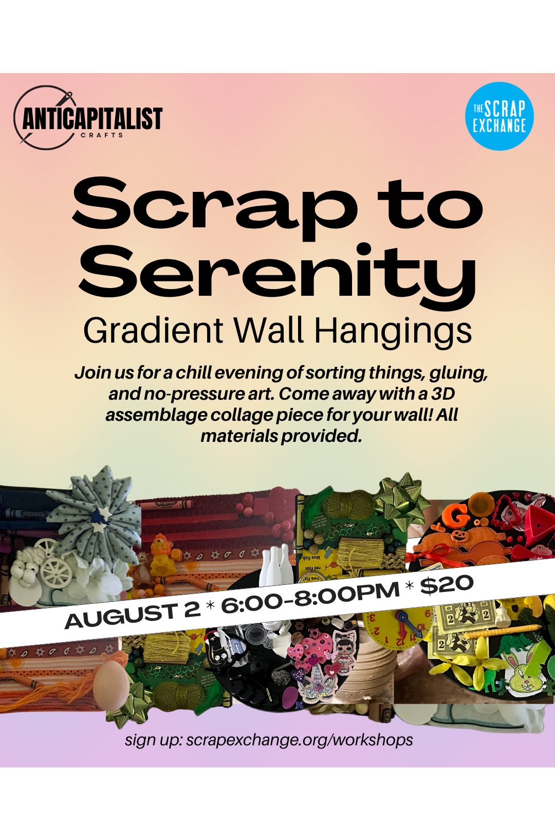 Scrap to Serenity: Gradient Wall Hangings