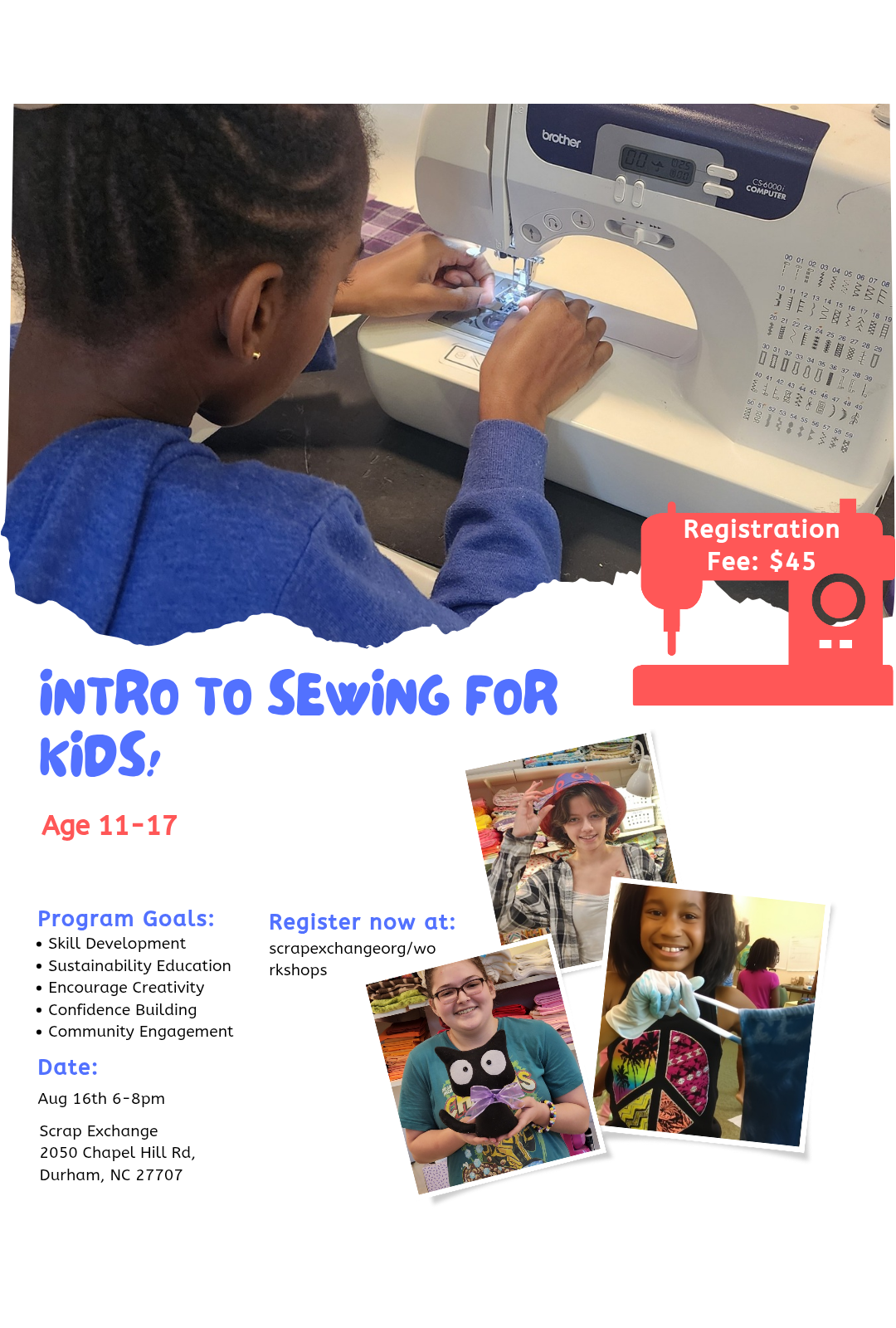 Intro to Sewing for Kids!