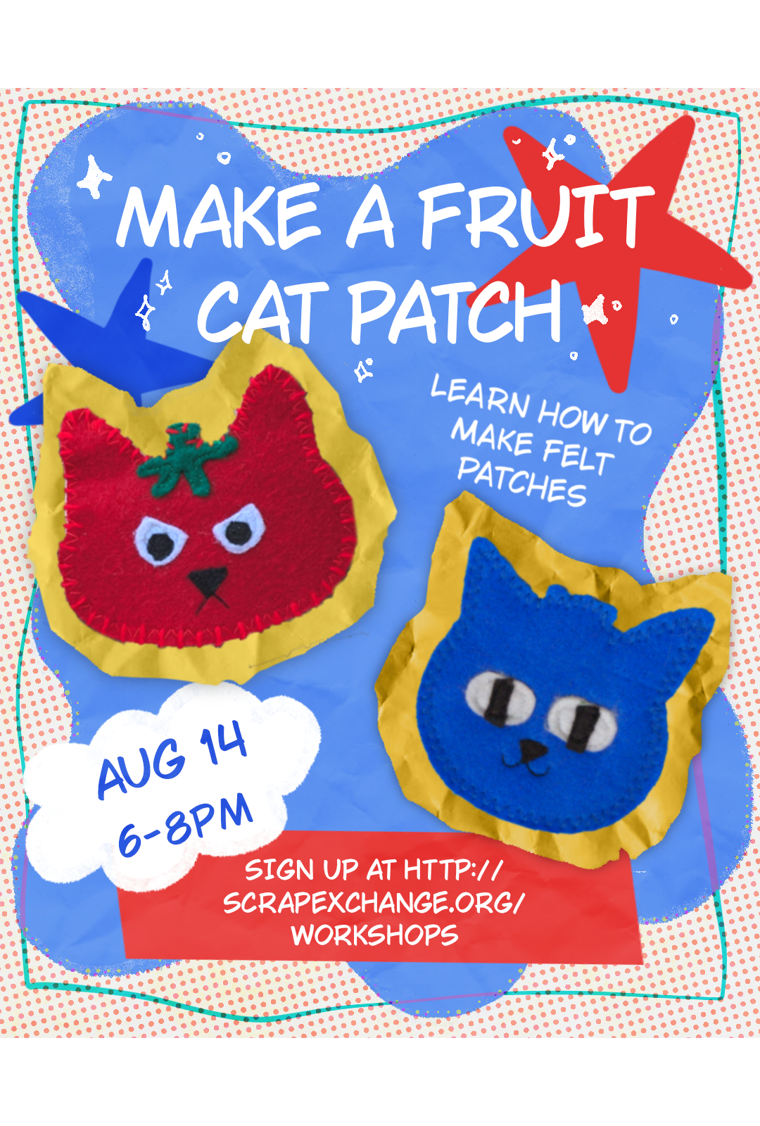Make Fruit Cat Patches!