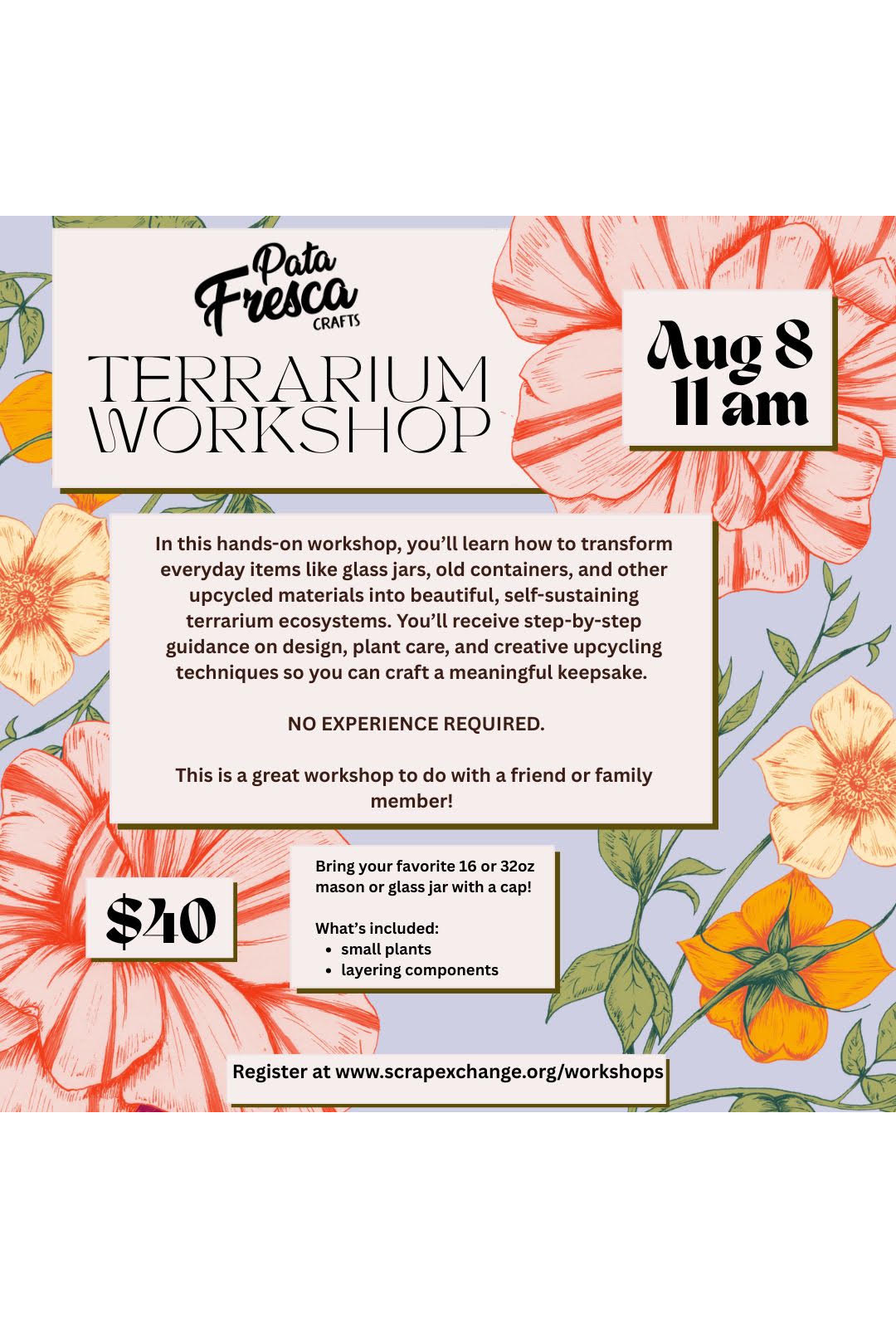 Terrarium Workshop