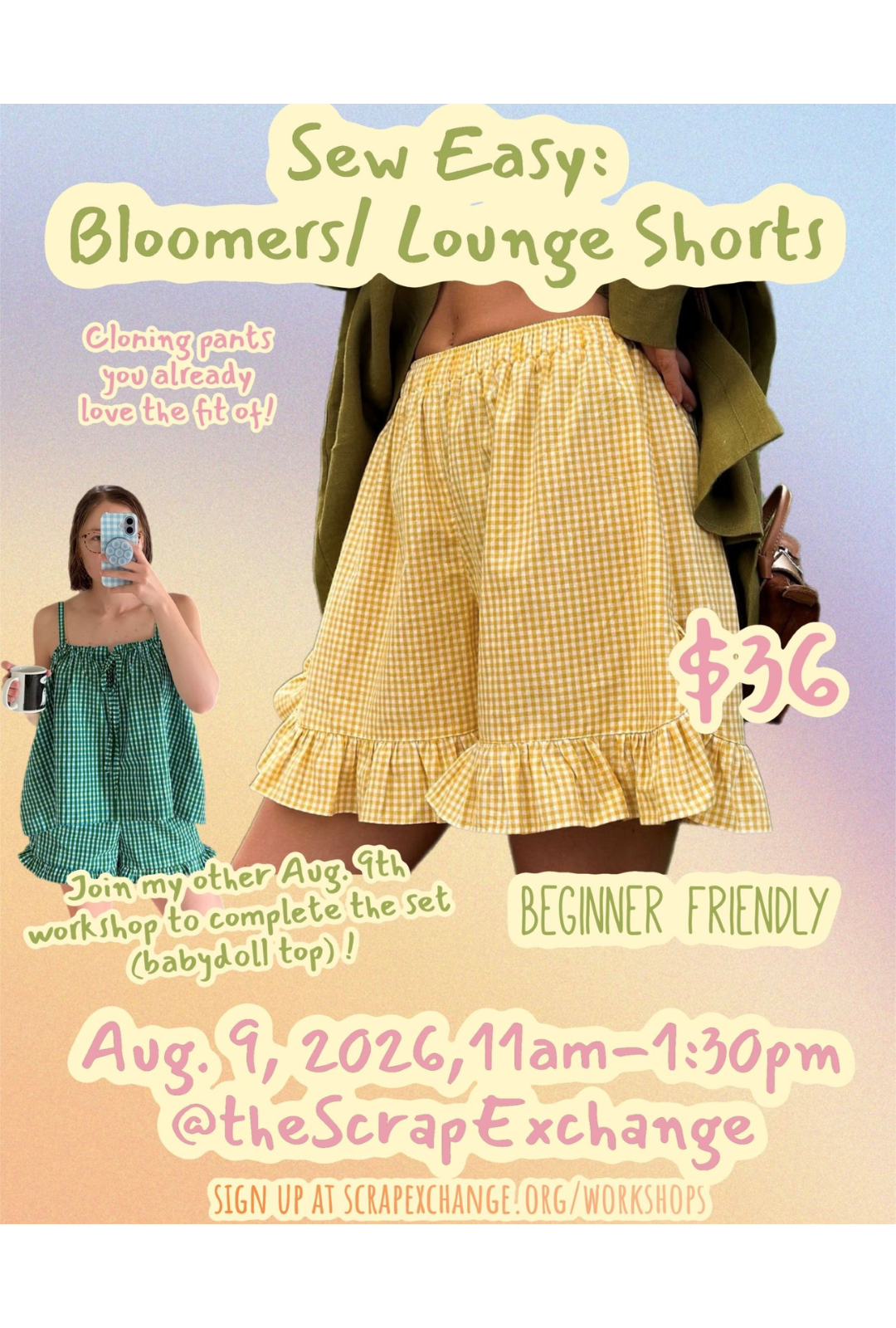 Sew Easy: Bloomers / Lounge Shorts