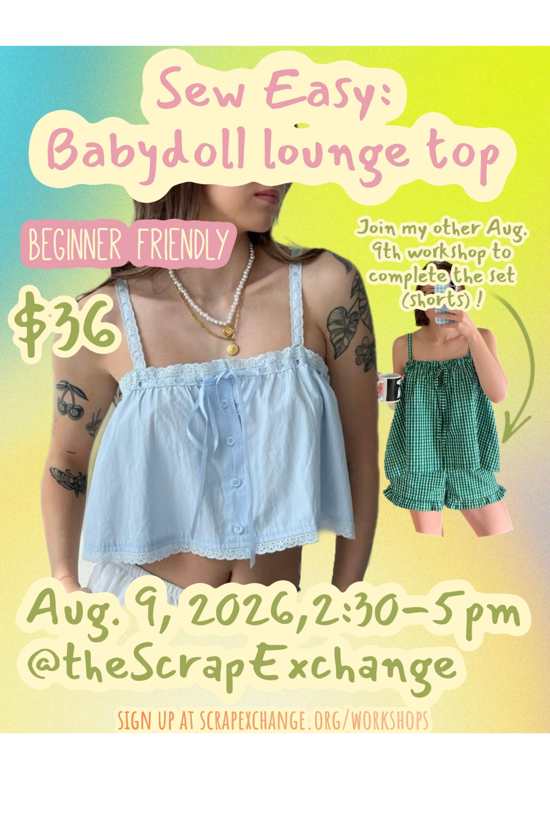 Sew Easy: Babydoll Lounge Top