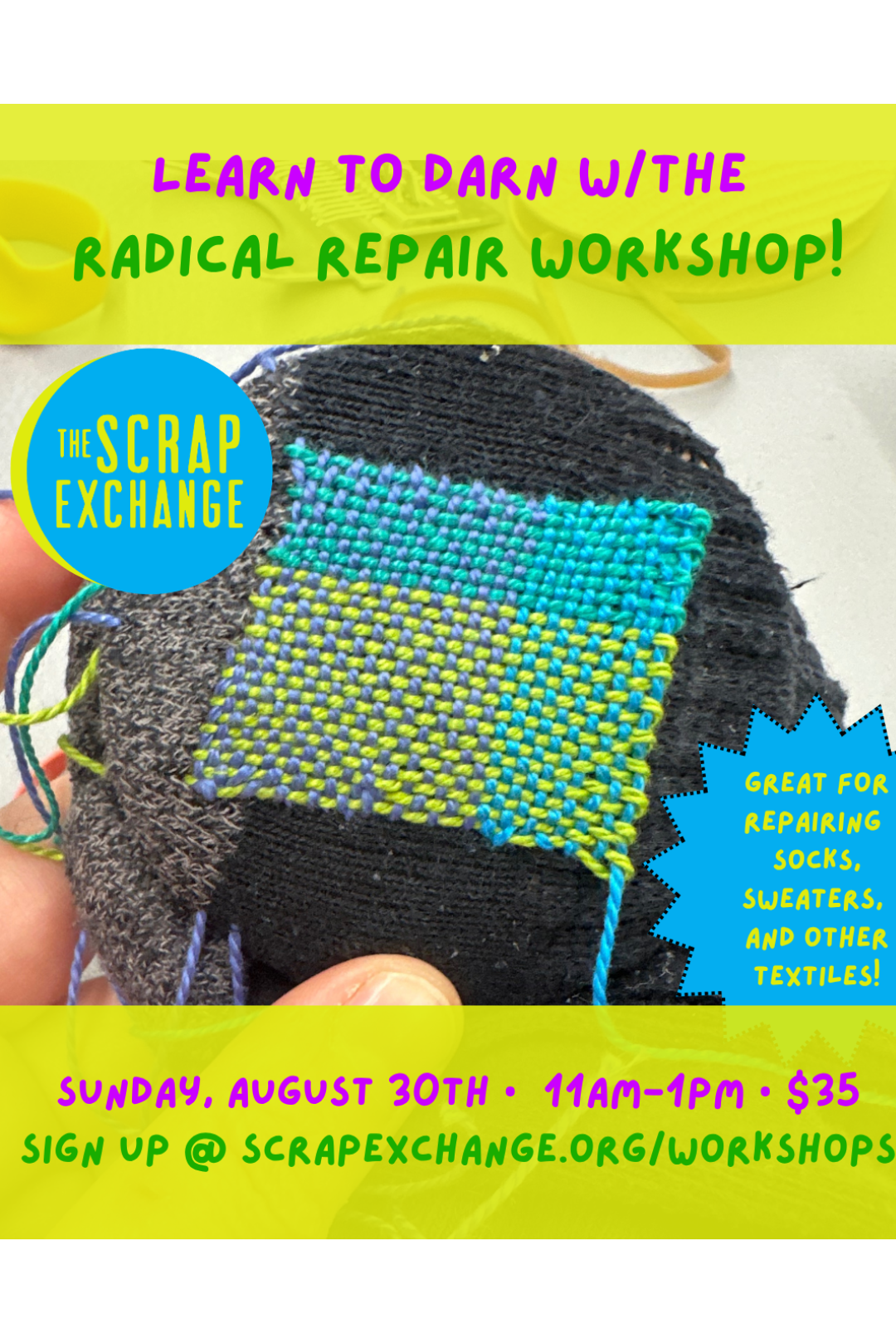Darn It! Textile Repair