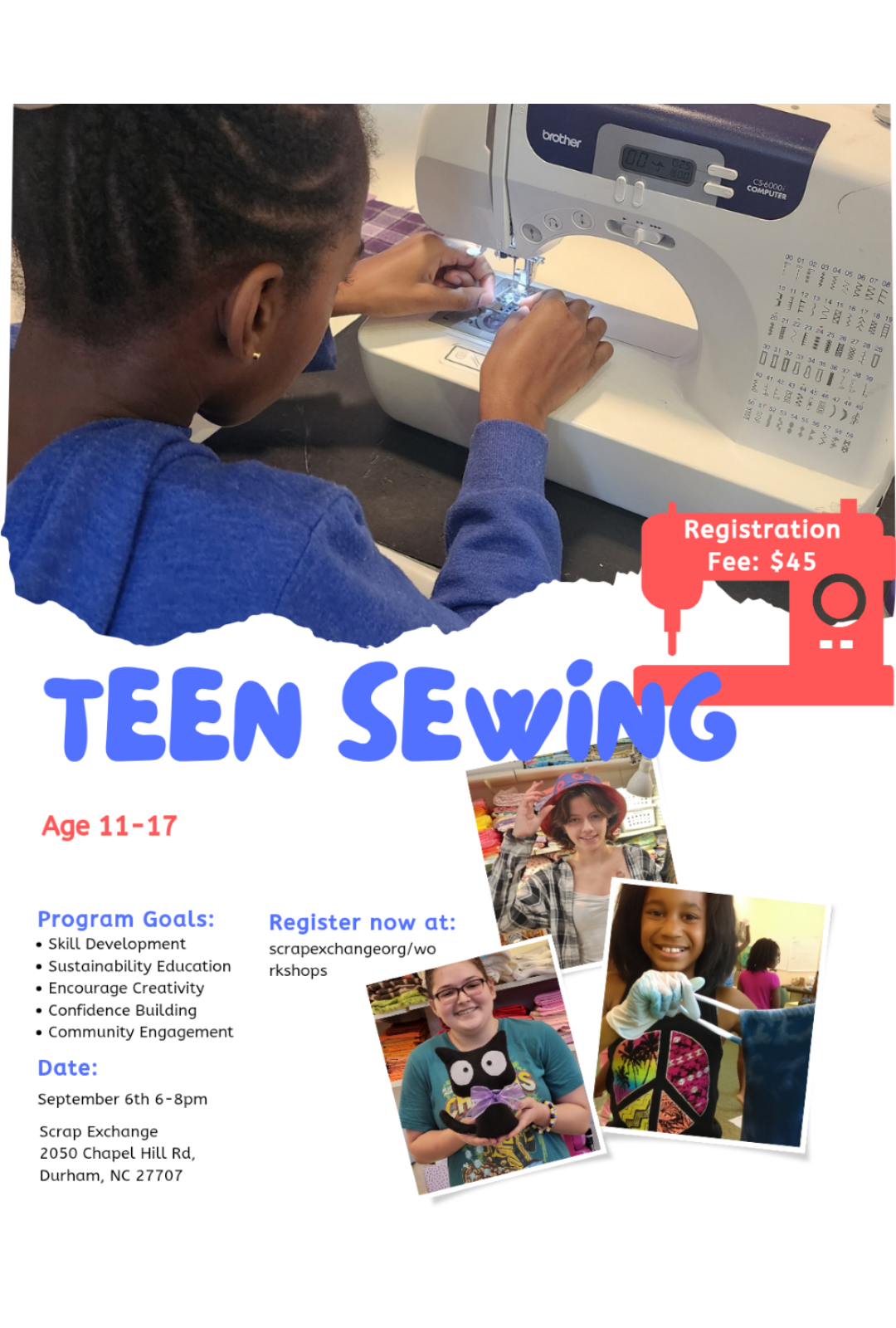 Teen Sewing