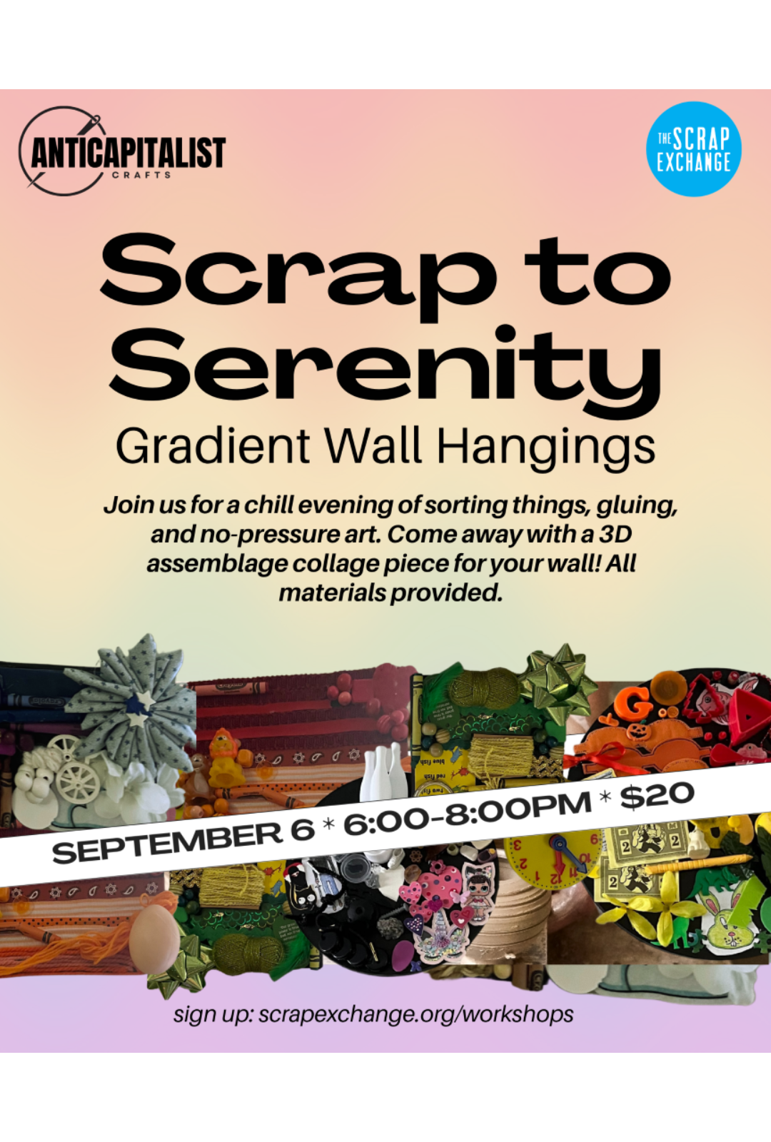 Scrap to Serenity: Gradient Wall Hangings