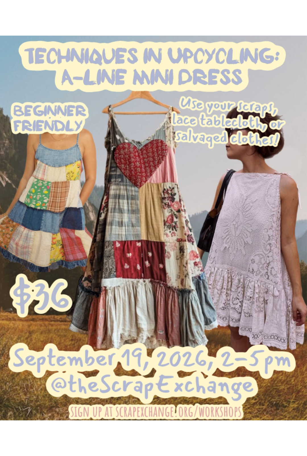 Techniques in Upcycling: A-line Mini Dress