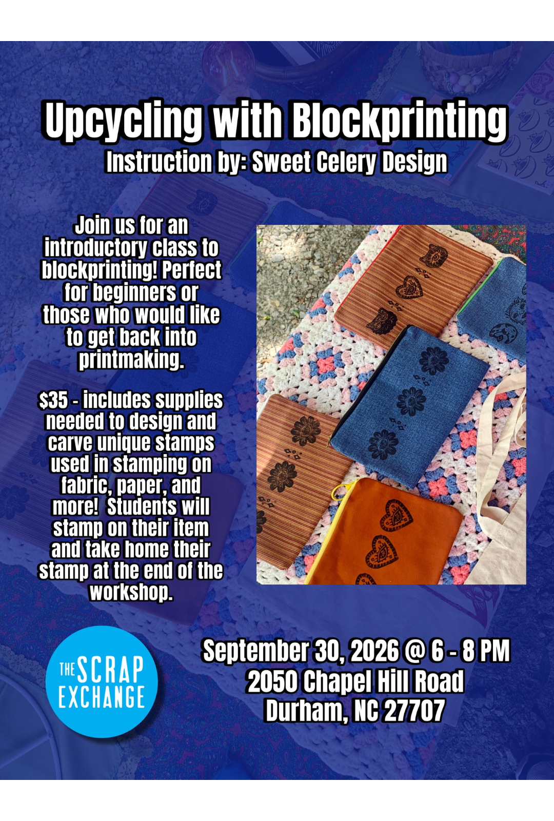 Upcycling with Blockprinting
