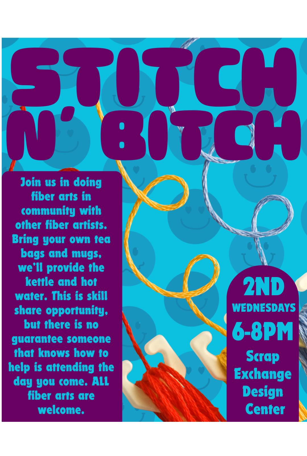 Stitch N Bitch - A Fiber Arts Meetup