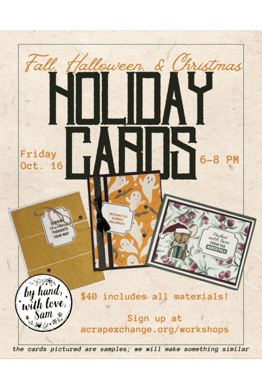Fall, Halloween, &amp; Christmas Holiday Cards