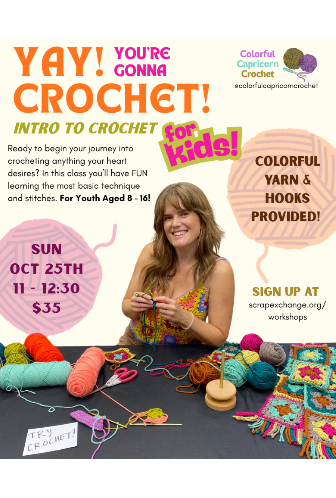 Intro to Crochet for KIDS