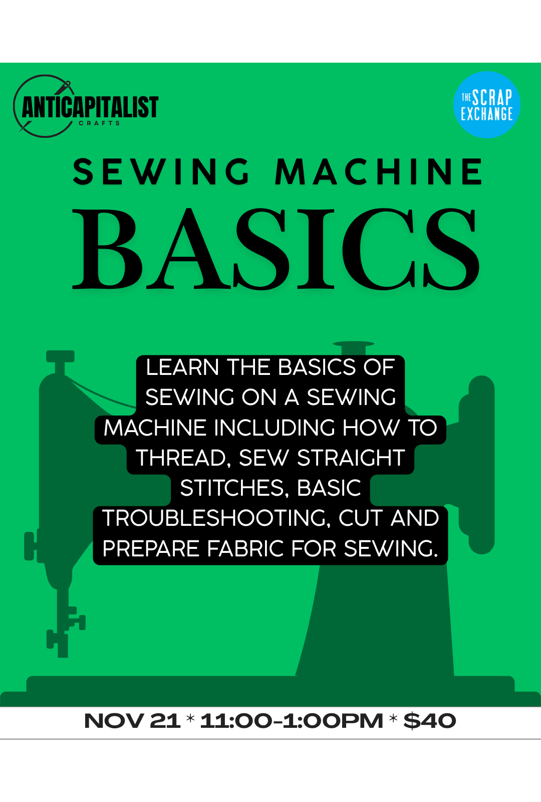 Sewing Machine Basics 