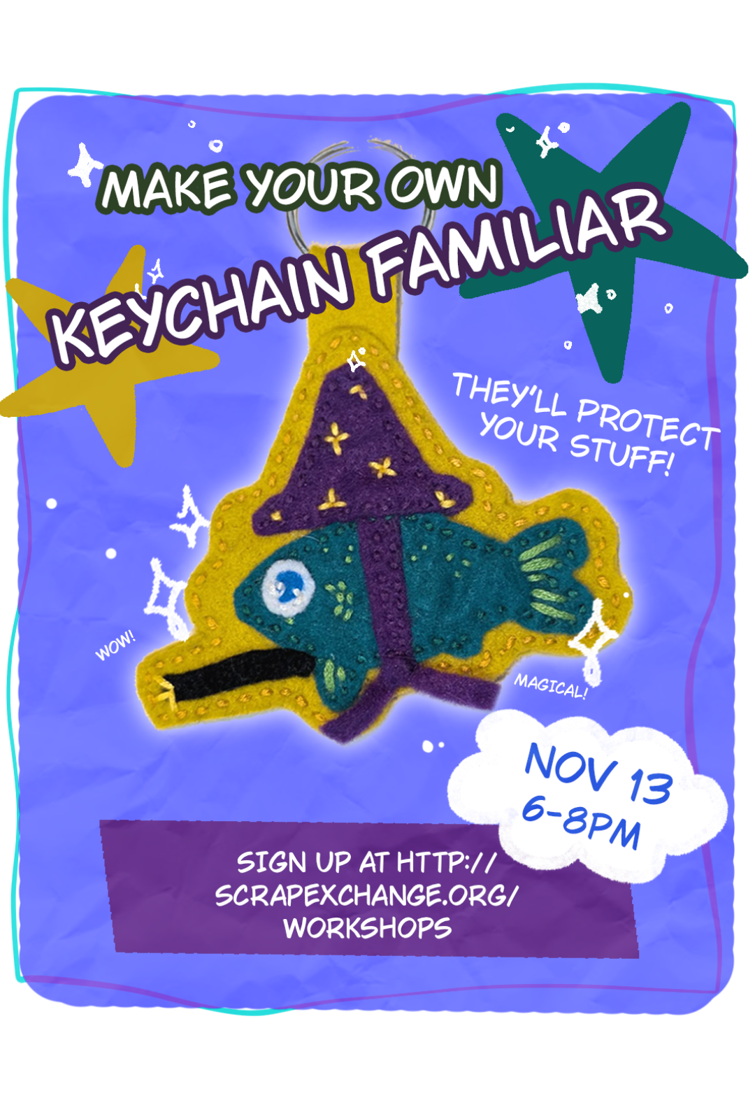 Make Your Own Keychain Familiar